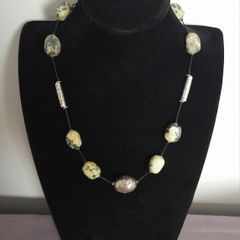 Serpentine - Gemstone - Necklace & Bracelet