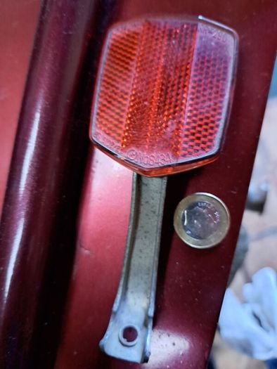 Vintage Red Rear Bike Reflector
