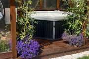 Covered outdoor lounge