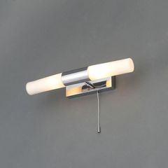 2 Light Bathroom Wall Light Chrome
