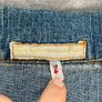 Les Gonzesses de Paris Womens Denim Jacket - Sz 2 UK 10 - Boho Y2K Style Image 2