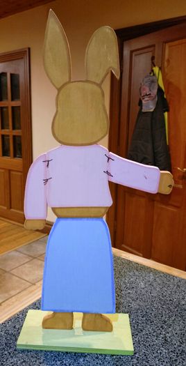Tall, Thin, Timber Rabbit (nice Condition).