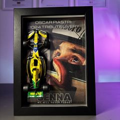 Oscar Piastri  2024 Ayrton Senna Tribute Frame