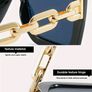 NEW Oversized Square Sunglasses UV Protection Image 8