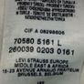 Original Levis Off-White Denim Jacket with Additional Zip and Pocket Detail Image 8