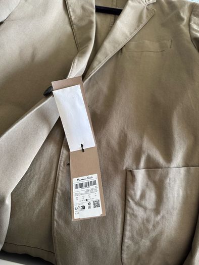 Massimo Dutti Cotton Blazer