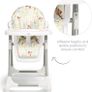 Adjustable Highchair, Reclines, Foldable, Removable Tray, Fruit Garden Image 4