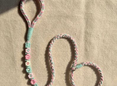 Hand made dog lead
