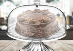 Large Plastic Cake Stand 30 CM With Lid