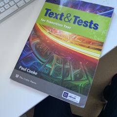 Text and Tests . Maths book for Transition Year