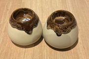 Ceramic night light holders (pair)