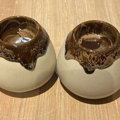 Ceramic night light holders (pair)