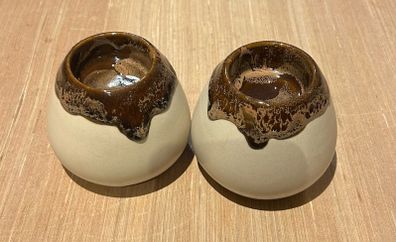 Ceramic night light holders (pair)