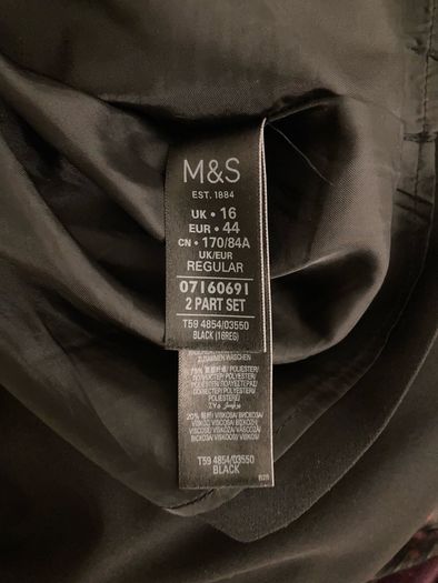 Marks and Spencer Black Skirt