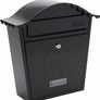 Classic Wall Mounted Galvanised Steel Lockable Weatherproof Post Box 36x37x13cm (MULTIPLE COLOURS AVAILABLE) Image 2