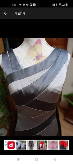 Ladies JAX Black and grey fitted dress, fully lined. Beautiful quality.