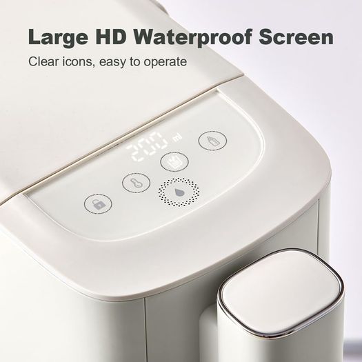 3L Instant Hot Water Dispenser 6 Temp Settings 45C 90C  5 Volume Options 150ml 500ml Auto Clean & Child Lock, LED Night Light, Energy Efficient, Digital Touch Screen