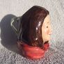 MAID MARIAN (Sylvac, Staffordshire) - a Sherwood Forest character jug (1970's). Excellent condition. Image 3