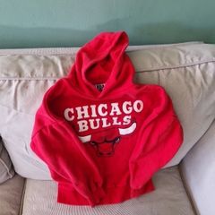 Chicago Bulls NBA Red Hoodie Age 8-9