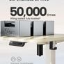 Electric Standing Desk Height Adjustable 120 x 60 cm Image 2