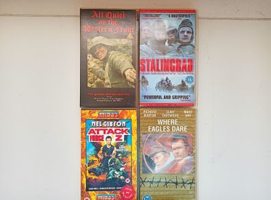 4 Movies On Vhs