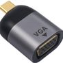 USB-C Thunderbolt 3 (Male) to VGA/WQXGA (Female) (2K/QHD/Full HD) [2560x1440@60Hz] Gold-Plated/Aluminum-Alloy Adapter (Brand New/Warranty) Image 8