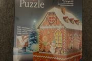 Brand New 3D puzzle Gingerbread man house
