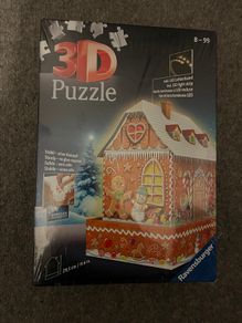 Brand New 3D puzzle Gingerbread man house
