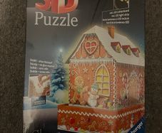 Brand New 3D puzzle Gingerbread man house