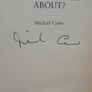 Michael Caine - Signed Autobiography Image 3