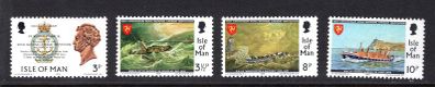 1974 Isle of Man 150th Anniversary of Royal National Life-Boat Institution (RNLI) Commemorative Stamp Mint Never Hinged (MNH)