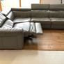 Large natuzzi leather couch Image 2