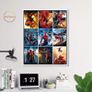 Wall Art Spiderman movie collection 1-9 unique design.A1 Gloss Image 4