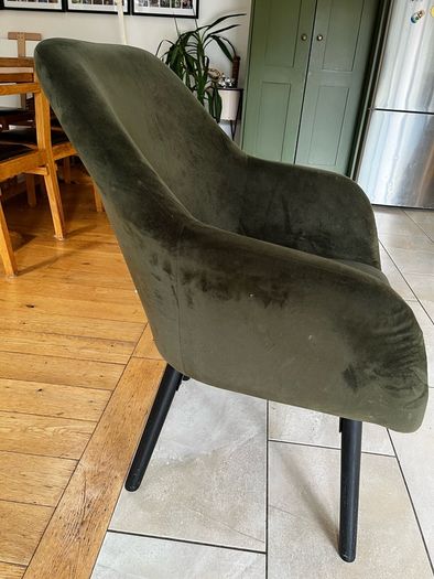 Green Velvet Chair