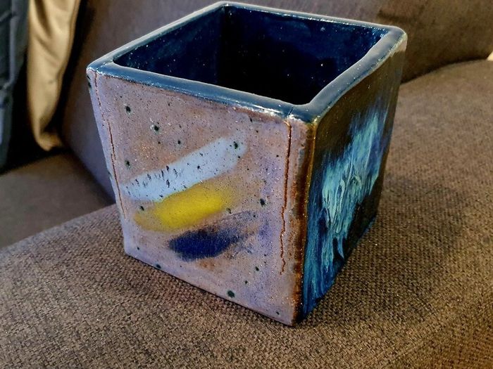 One-of-a-Kind Handmade Pottery Storage Jar