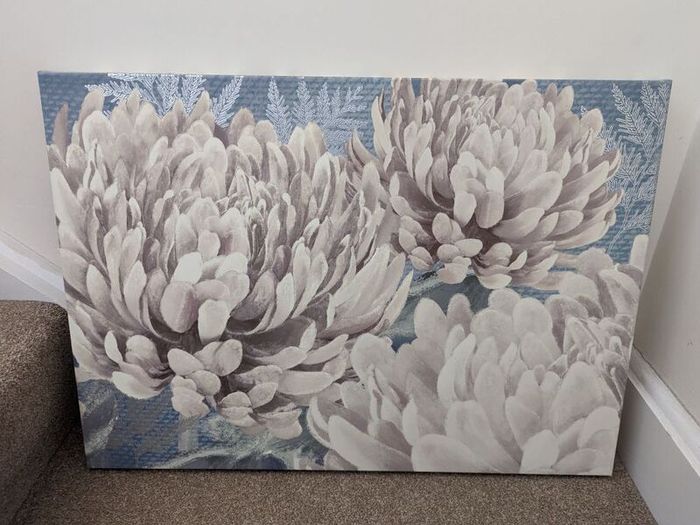 2 x Foil Print on canvas