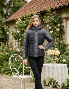 Superdry Women's Elements Tweed Hybrid Hooded Jacket