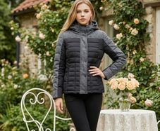 Superdry Women's Elements Tweed Hybrid Hooded Jacket