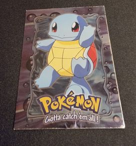 1999 Topps Pokemon - Squirtle #7 - Movie Edition #E7