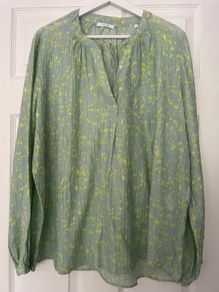 Opus Aloe Green Blouse - Size 44 - Like New