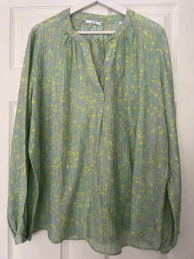 Opus Aloe Green Blouse - Size 44 - Like New