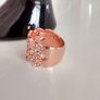 Rose Gold Plated Austrian Crystal Ring Image 5