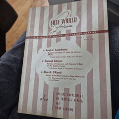 free world forum Volume II, Number 1 Spring 1960th