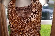 Lovely unusual animal print top size 12/14