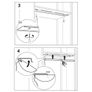 IKEA NORRFLY (now OVERSIDAN) LED wardrobe lighting strip with sensor, 96 cm for PAX wardrobes Image 4