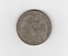 1923 Republica Peruana 5 Five Decimos Fino Silver PERU 50% silver Coin (no .393)