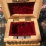 Elephant hand craved wooden box free postage Image 5