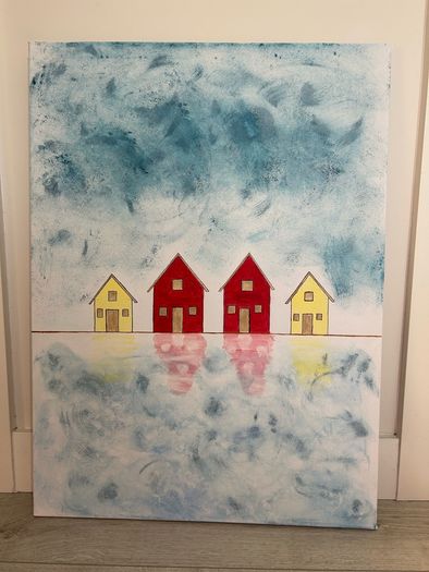 Original lakeside painting