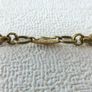 1930s Art Deco Vintage Victorian Art Nouveau Brass Necklace Image 10