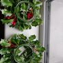 Fake holly decorations x 2 Image 2